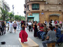 Flamenco en la calle de Sevilla