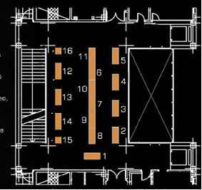 Plano del Museo de Geologa de la Universidad de Sevilla